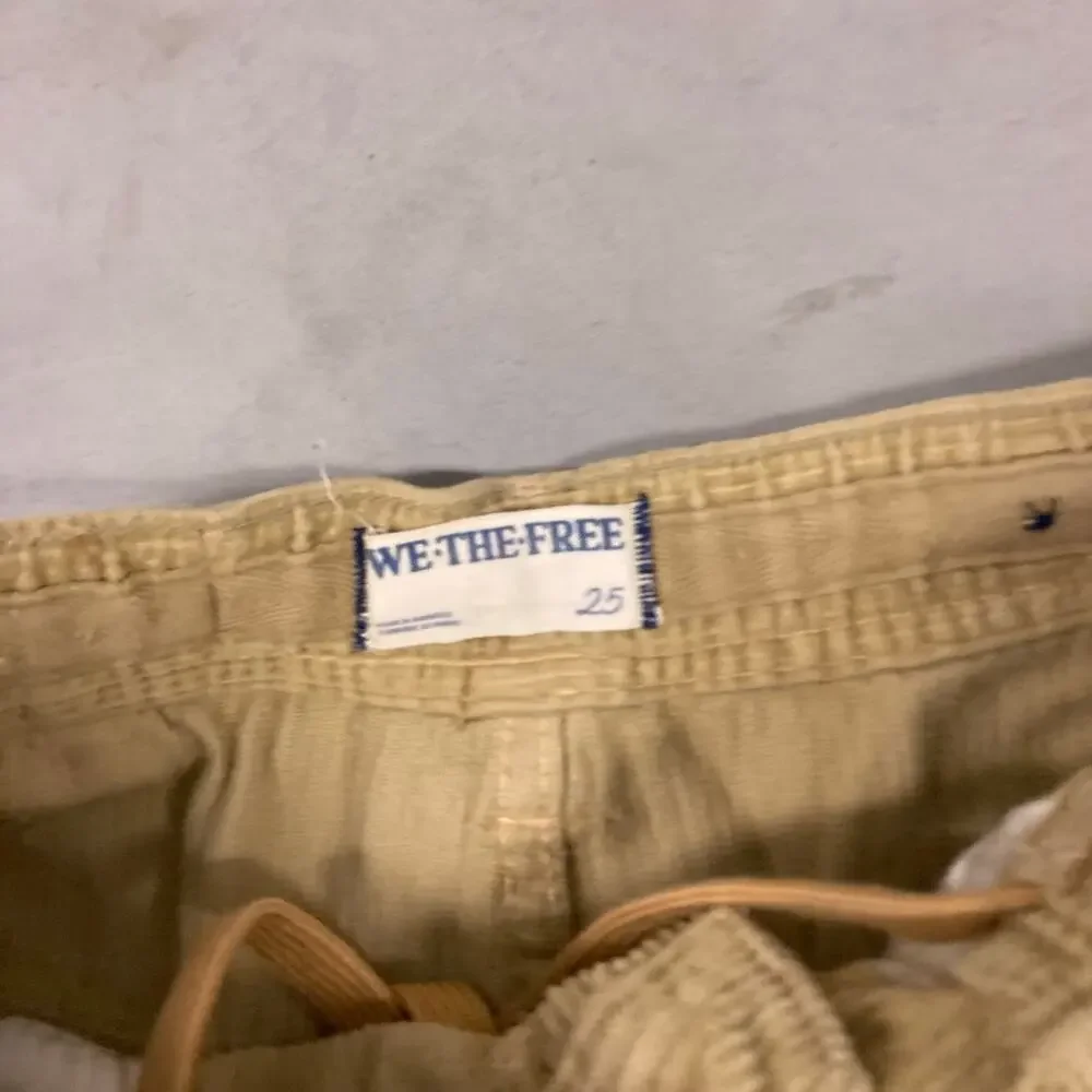 Y2K baggy we the free corduroy cargo pants 25x29